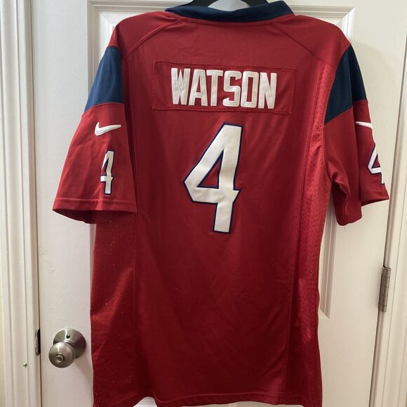 Nike On Field Houston Texans Deshaun Watson #4 NFL Jersey Size Medium - Picture 6 of 8